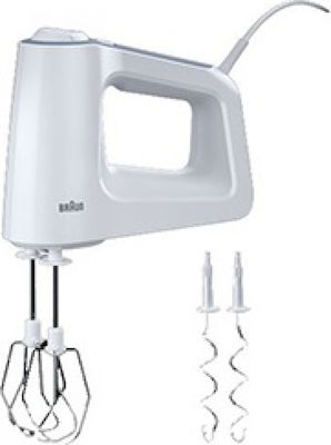 Braun HM 3100 WH Hand Mixer 500W White