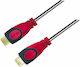 Aculine HDMI 1.4 High Speed 1080p 120Hz Cable HDMI male - mini HDMI male 1m Μαύρο