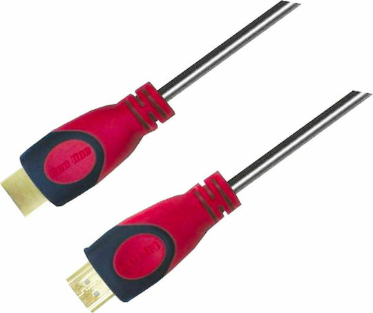 Aculine HDMI 1.4 High Speed 1080p 120Hz Cable HDMI male - mini HDMI male 1m Μαύρο