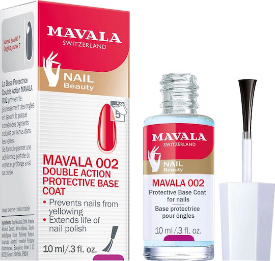 Mavala Switzerland Double Action Protective 002 Strat de bază pentru lacuri de unghii obișnuite 10ml