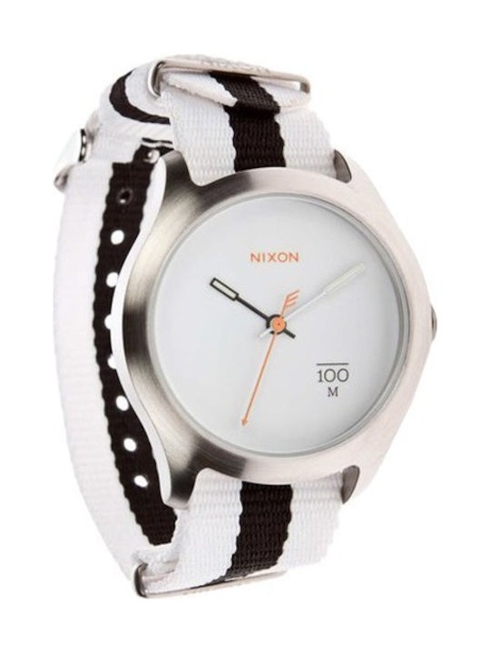 Nixon Ceas Baterie cu Alb A344-1187