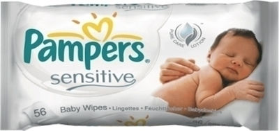 Pampers Sensitive Baby Wipes 56pcs