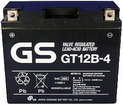 GS Μπαταρία Μοτοσυκλέτας GT12B-4 / YT12B-4 με Χωρητικότητα 10Ah