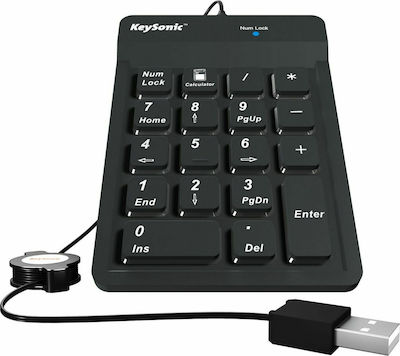 KeySonic ACK-118BK Numeric Keypad