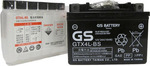 GS Μπαταρία Μοτοσυκλέτας GTX4L-BS / YTX4L-BS με Χωρητικότητα 3Ah