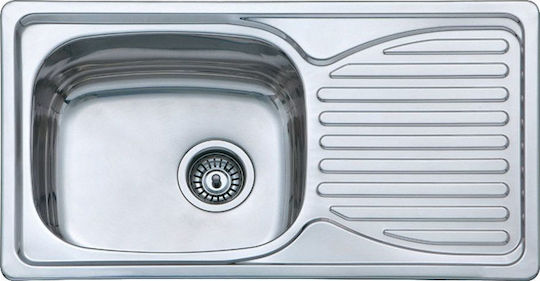 Boloco BL905 Drop-In Inox Μ78xΠ43cm Silver