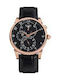 Elysee Watch with Black Leather Strap 80519