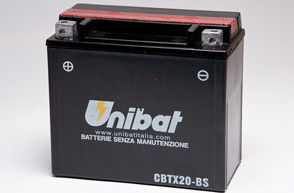 Unibat Μπαταρία Μοτοσυκλέτας CBTX20-BS / YTX20-BS με Χωρητικότητα 18Ah