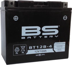 BS SLA Motorradbatterie YT12B-4 mit Kapazität 10.5Ah BS SLA Motorradbatterie YT12B-4 mit Kapazität 10.5Ah