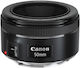 Canon Full Frame Camera Lens EF 50mm f/1.8 STM Steady for Canon EF Mount Black