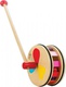 Classic World Slide Toy Push Rainbow Wheel made of Wood with Sounds for 12++ Months