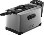 Russell Hobbs Cook@Home Friteuză Ulei cu Coș Detașabil 3.2lt Argint