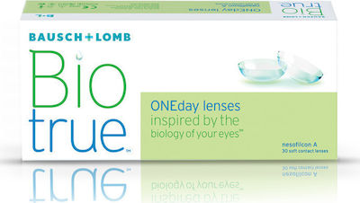 Bausch & Lomb Biotrue OneDay 5 Ημερήσιοι Φακοί Επαφής Υδρογέλης με UV Προστασία