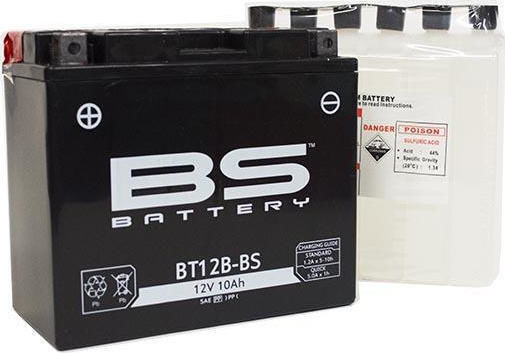 BS Maintenance Free Closed Type Motorcycle Battery YT12B-BS 210A with Capacity 10.5Ah