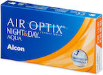 Air Optix Night & Day Aqua 3 Μηνιαίοι Φακοί Επαφής Σιλικόνης Υδρογέλης