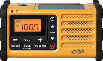 Sangean MMR-88 Tragbares Radio Solar mit USB Gelb