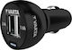 Varta Car Charger Black Total Intensity 3.4A with Ports: 2xUSB