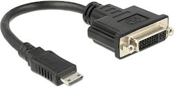 DeLock 65564 mini HDMI male σε DVI-D female