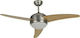 Eurolamp 120cm με Φως Καφέ / Ασημί