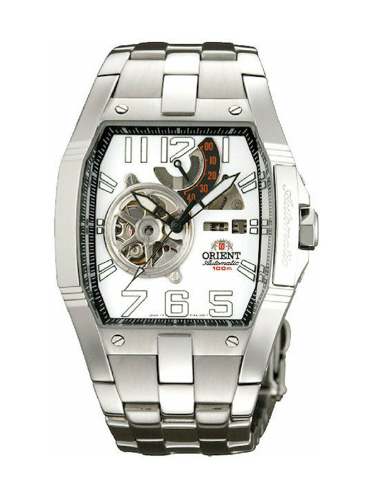 Orient Ceas Bărbați 39mm Cronograf Automat Argi...