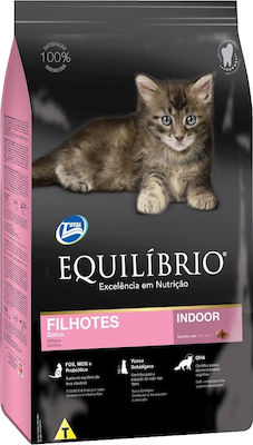 Equilibrio Kitten Indoor Ξηρά Τροφή για Ανήλικες Γάτες με Κοτόπουλο 7.5kg