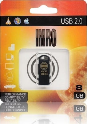 IMRO Eco 8GB 8GB USB 2.0 Stick Schwarz