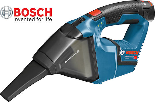 Bosch GAS 10,8 V-LI Professional Επαναφορτιζόμενο Σκουπάκι Χειρός 12V Χωρίς Φορτιστή και Μπαταρία Μπλε