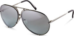 Porsche Design Ochelari de soare Argintiu cu Cadru Porsche Design Ochelari de soare Argintiu cu Cadru