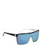 Spy Ochelari De Soare Pentru Bărbați Cu Ramă Neagră Din Plastic Și Lentile Albastre 673016809131