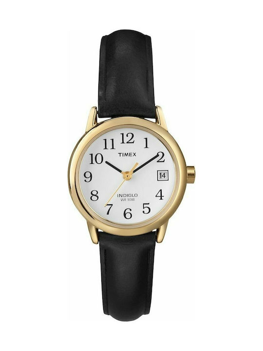 Timex Ceas cu Negru Curea de Piele T2H341