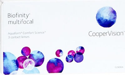 Cooper Vision Biofinity Multifocal 3 Monthly Multifocal Contact Lenses Silicone Hydrogel