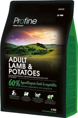 Profine Adult 3kg Hrană Uscată pentru Câini Adulți cu Miel și Cartofi