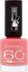 Rimmel 60 Seconds Politur Glossy Rossa Nagellacke Lang anhaltende Quick Dry 8ml