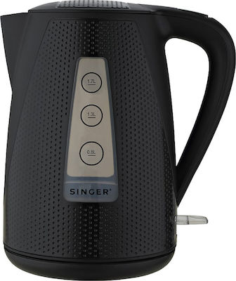 Singer SWK-800DOTS Kettle 1.7lt 2200W Black