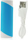 Power Bank 2300mAh 2300mAh με Θύρα USB-A Πολύχρωμο
