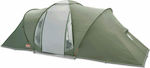 Coleman Cort Camping Tunel Verde cu Dublu Strat 4 Sezoane pentru 6 Persoane 640x230x160cm