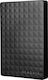 Seagate Expansion Portable (2015) USB 3.0 External 2.5" HDD 2TB Black