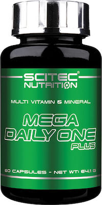 Scitec Nutrition Mega Daily One Plus Vitamin 200mg 60 Mützen