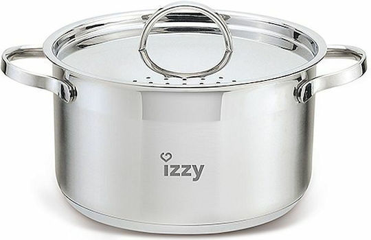 Izzy Cosmopolitan Βαθιά Ανοξείδωτη Κατσαρόλα 3lt / 20cm