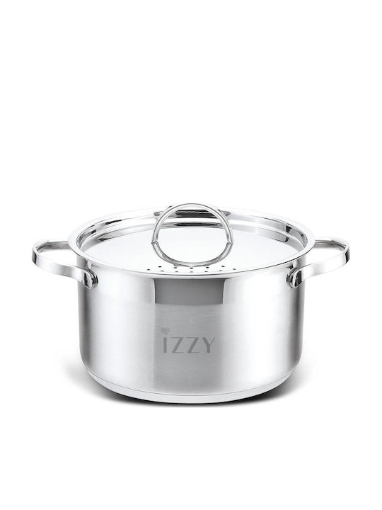 Izzy Cosmopolitan Deep Stainless Steel Pot 7lt / 26cm