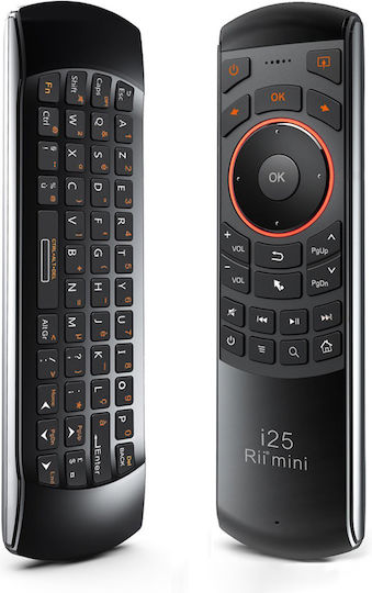 Riitek Universal Τηλεχειριστήριο Rii mini i25 για TV Boxes