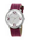 Chronotech Watch with Burgundy / Burgundy Leather Strap RW0117