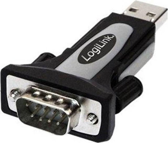 LogiLink USB-A 2.0 male - RS-232 male (AU0034) Μετατροπέας USB-A male σε Serial male 1τμχ