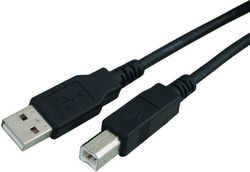 Powertech USB 2.0 Cablu USB-A de sex masculin - USB-B de sex masculin Negru 1.5m CAB-U016