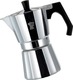 Pezzetti Luxexpress Stovetop Espresso Pot for 1Cups Silver