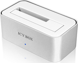 Icy Box Docking Station Σκληρών Δίσκων SATA 2.5" / 3.5" με σύνδεση USB 3.0 (IB-111StU3-Wh)