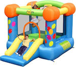 Happy Hop Inflatable Bouncer Castle with Trampoline & Slide 280x210x185cm for 3+ years