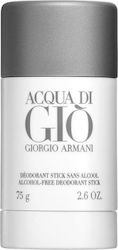 Giorgio Armani Acqua Di Gio Pour Homme Deodorant Αποσμητικό σε Stick 75gr
