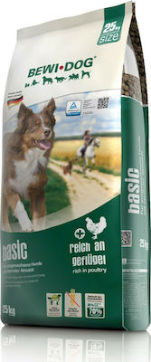 Bewi Basic 25kg Dry Food for Adult Dogs with Chicken