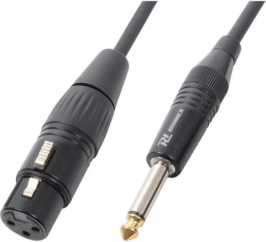 Power Dynamics Cable XLR female - 6.3mm male Μαύρο 3m 176.449
